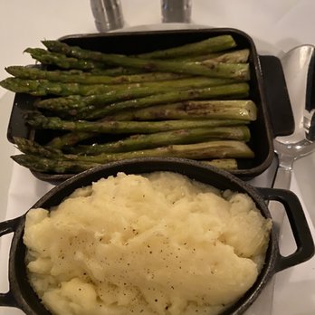 Chop House - Mashed and asparagus - Steakhouses Near Me - Manchester, Vermont