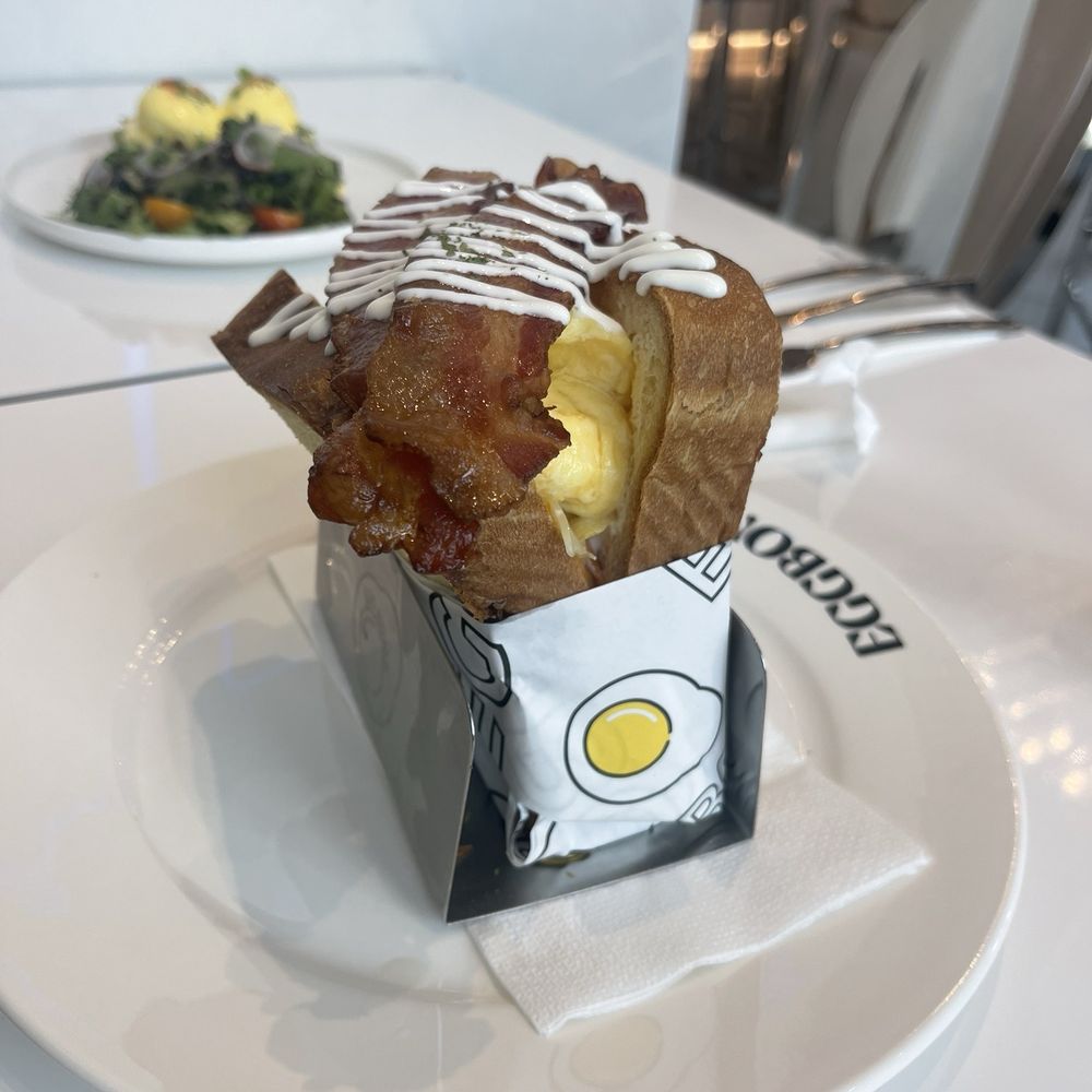 Eggbomb+ - Bacon double cheese sandwich - Breakfast & Brunch Near Me - Burnaby, British Columbia
