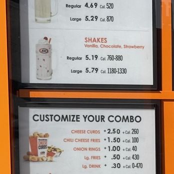 A&W Restaurant - a menu for sweet treats - Fast Food Near Me - Arnold, Missouri