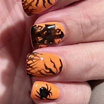 Tropical Nail Spa - Haunted house, spider, creepy trees - Nail Salons Near Me - O'Fallon, Illinois Tropical Nail Spa - Haunted house, spider, creepy trees - Nail Salons Near Me - O'Fallon, Illinois