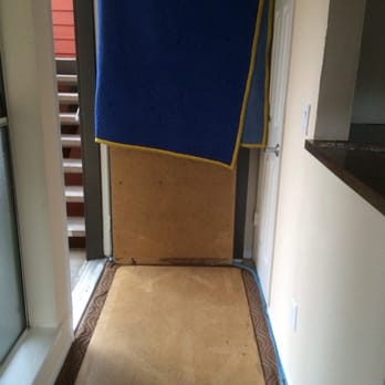 Magic Moving & Storage - This is how they protected the door and floors. - Self Storage Near Me Magic Moving & Storage - This is how they protected the door and floors. - Self Storage Near Me