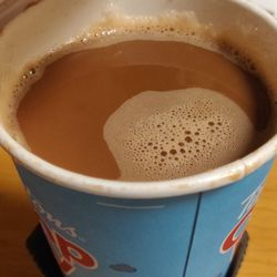 Tim Hortons - Hot chocolate with missing whipped cream.