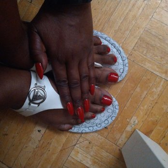 Nature's Nails - Beautiful almond shape nails by Tom. Pedi by Tina - Nail Salons Near Me - Beverly Hills, California Nature's Nails - Beautiful almond shape nails by Tom. Pedi by Tina - Nail Salons Near Me - Beverly Hills, California