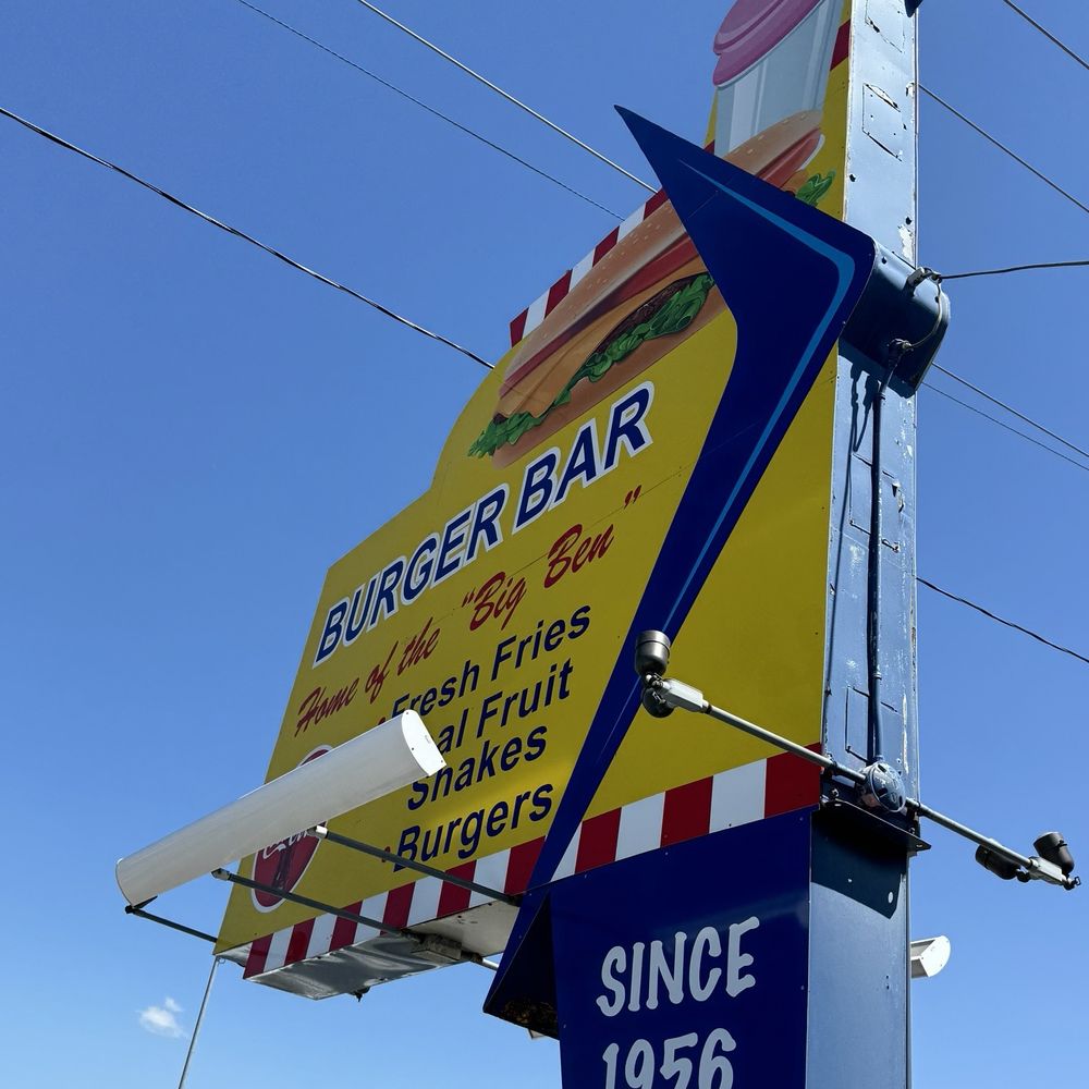 Burger Bar - Outdoor sign. - Burgers Near Me - Roy, Utah Burger Bar - Outdoor sign. - Burgers Near Me - Roy, Utah