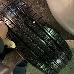 Amigo Tires - My tire before Amigos repaired it