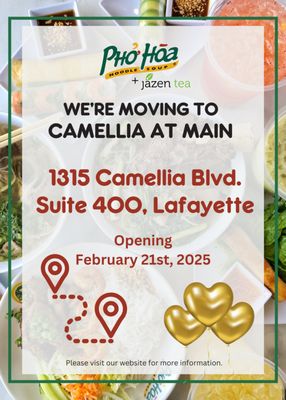 Pho Hoa + Jazen Tea (Lafayette) by null