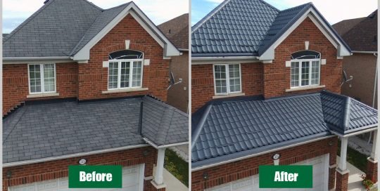 Slide of BlueLadder Roofing