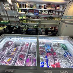 Oriental Market - Variety meats and seafoods available.