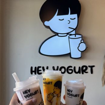 Hey Yogurt - Strawberry, Mango, Strawberry Banana - Ice Cream & Frozen Yogurt Near Me - San Mateo, California Hey Yogurt - Strawberry, Mango, Strawberry Banana - Ice Cream & Frozen Yogurt Near Me - San Mateo, California