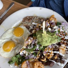 surf and turf Chilaquiles surf and turf Chilaquiles