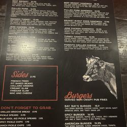 Ray Ray's Barbeque - Main menu