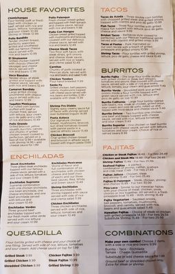 Menu photo 5 Torres Mexican Steakhouse Florence, KY Menu photo 5 Torres Mexican Steakhouse Florence, KY