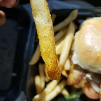 Salem's Fresh Eats - Look at the seasoning on the fries. YUM - Seafood Near Me - Tampa, Florida Salem's Fresh Eats - Look at the seasoning on the fries. YUM - Seafood Near Me - Tampa, Florida