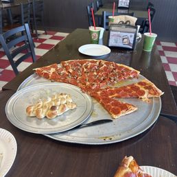 The big pizza!! The big pizza!!