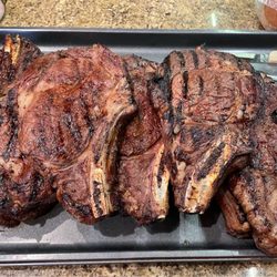 Shope's IGA - Beef Ribeye Steaks we grilled.