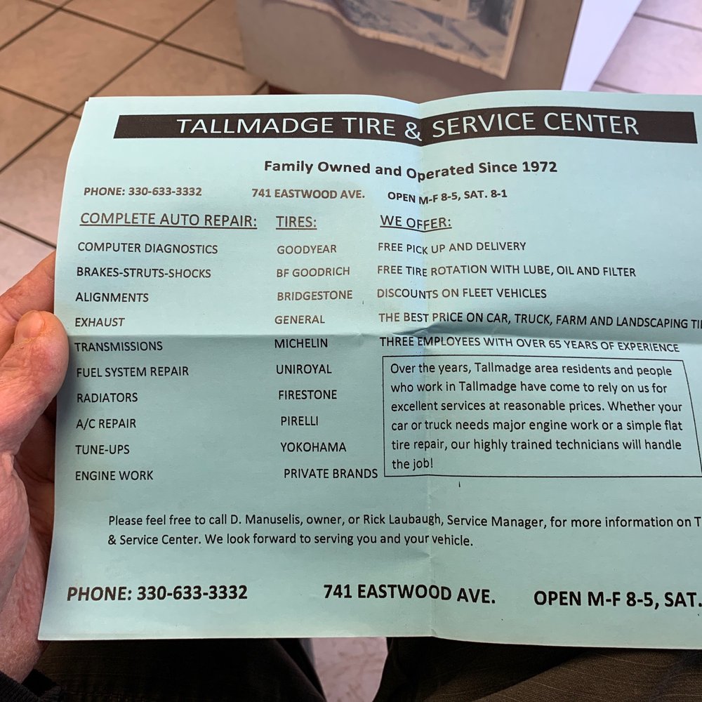 Tallmadge Tire Bros - Auto Repair Near Me - Tallmadge, Ohio