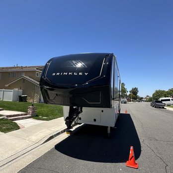 Red White & Blue Mobile RV Detailing - Ceramic Coated Brinkley Fifth Wheel! She looks so pretty - Auto Detailing Near Me Red White & Blue Mobile RV Detailing - Ceramic Coated Brinkley Fifth Wheel! She looks so pretty - Auto Detailing Near Me