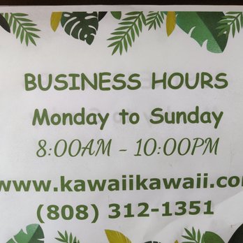 kawaii kawaii - Hours of operation - Accessories Near Me - Honolulu, Hawaii
