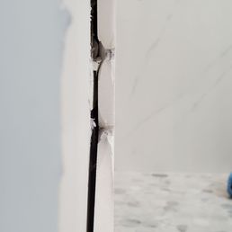 An obvious picture of the void. No chance for door installation success.