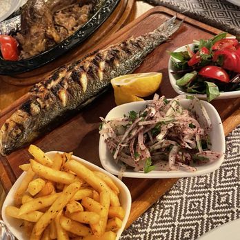 Mivan Restaurant Cafe - Grilled Sea Bass. - Turkish Near Me - Istanbul, 34