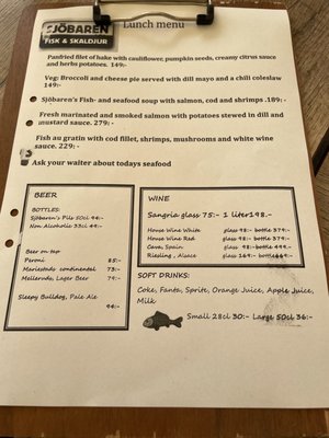 Menu photo 2 Restaurang Sjöbaren Göteborg, O Menu photo 2 Restaurang Sjöbaren Göteborg, O
