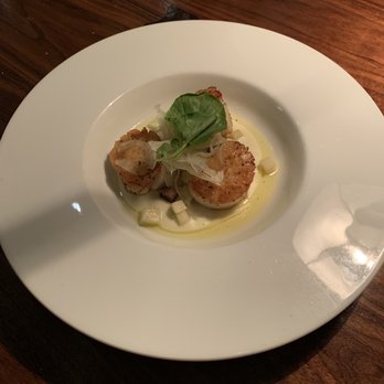 Watertable - Scallops. Smaller portion than the rest of their items but well worth it. - New American Near Me - Huntington Beach, California