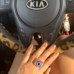Happy Nails - Gold Metallic Nails, by Carlos!