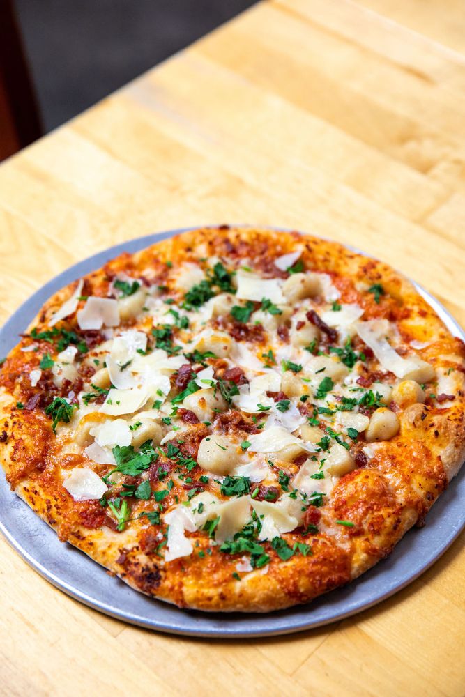 Food from Pie Sci Pizza