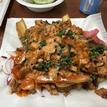 To Beirut - Lebanese Nachos with spicy chicken - Lebanese Near Me - Norwood, Massachusetts