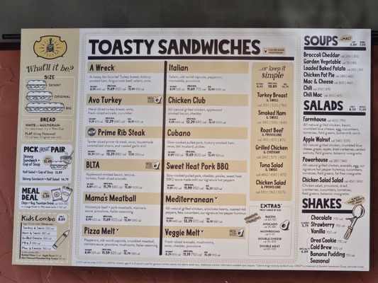 Menu photo 1 Potbelly Sandwich Shop Renton, WA Menu photo 1 Potbelly Sandwich Shop Renton, WA