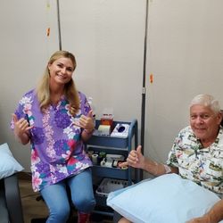 Casner Mountain Integrative Clinic - Getting their IVs, very happy and healthy!