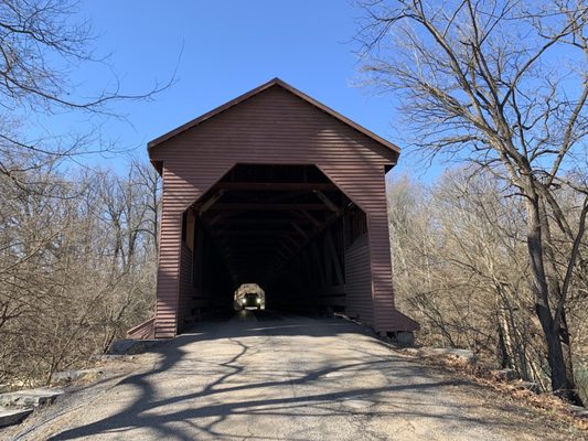 Meems Bottom Covered Bridge by null