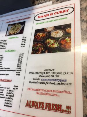 Menu photo 6 Naan & Curry San Jose, CA Menu photo 6 Naan & Curry San Jose, CA