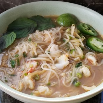 Pho 99 Authentic Vietnamese - Spicy Sour Seafood Noodle Soup $12.45 - Vietnamese Near Me - Shoreline, Washington