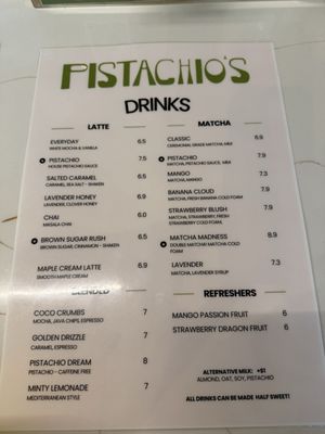 Menu photo 8 Pistachio’s Coffee Shop Houston, TX Menu photo 8 Pistachio’s Coffee Shop Houston, TX