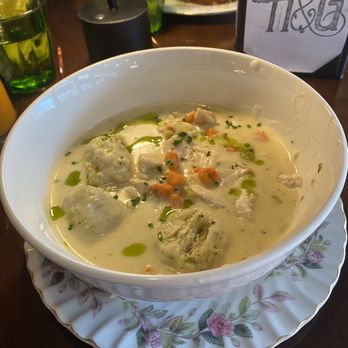 Hunters & Gatherers - Chicken n Dumplings !!!! Love in a bowl heart What more need be said? Wife will be reminiscing about this meal for many days to come. - Salad Near Me - DeLand, Florida Hunters & Gatherers - Chicken n Dumplings !!!! Love in a bowl heart What more need be said? Wife will be reminiscing about this meal for many days to come. - Salad Near Me - DeLand, Florida