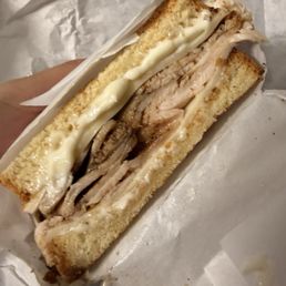 Turkey sandwich on white bread Turkey sandwich on white bread