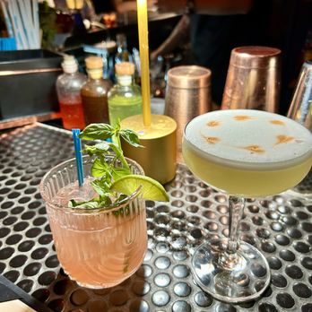 Library Speakeasy - The melancholy marg and a pisco sour. - Speakeasies Near Me - Lake Worth, Florida