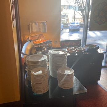 Rangoli Restaurant - Salad area of buffet - Indian Near Me - Hanover, Maryland