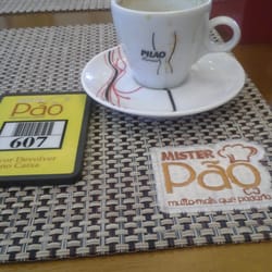 Mister Pão - Espresso com leite. Já bebi