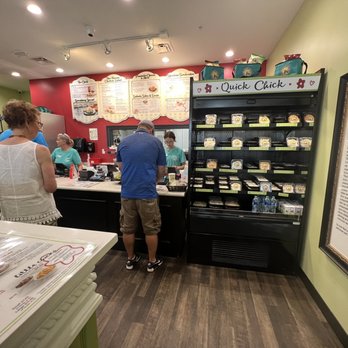 Chicken Salad Chick - Place your order at the POS collect your cup and head over the the self serve vending station. - Southern Near Me - Estero, Florida