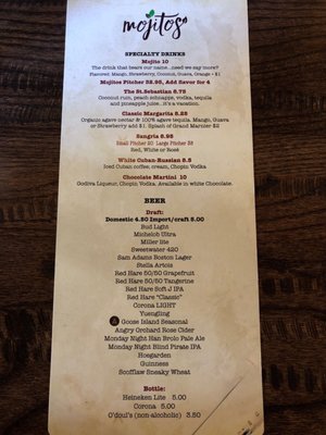 Menu photo 8 Mojitos - Forum Peachtree Corners, GA Menu photo 8 Mojitos - Forum Peachtree Corners, GA