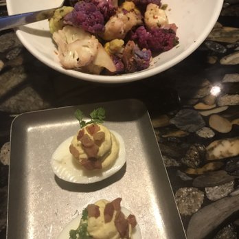 Carson Kitchen - Devil eggs and cauliflower - New American Near Me - Las Vegas, Nevada Carson Kitchen - Devil eggs and cauliflower - New American Near Me - Las Vegas, Nevada