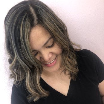 Pink Blossom Salon - Highlights and haircut by Jenni at Pink Blossom Salon - Makeup Artists Near Me - Santa Maria, California
