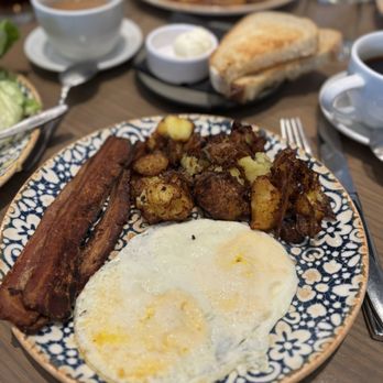 The Goldfinch - Classic Breakfast with sourdough toast - New American Near Me - Irvine, California The Goldfinch - Classic Breakfast with sourdough toast - New American Near Me - Irvine, California