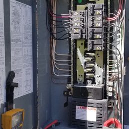 Panel change out. Panel change out.