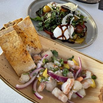 Bolero Restaurante - Another angle of the ceviche and tomates - Tapas/Small Plates Near Me - Temecula, California
