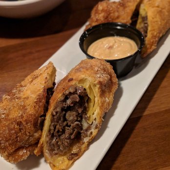 Bistro On Bridge - Philly cheese steak egg rolls - New American Near Me - Phoenixville, Pennsylvania Bistro On Bridge - Philly cheese steak egg rolls - New American Near Me - Phoenixville, Pennsylvania