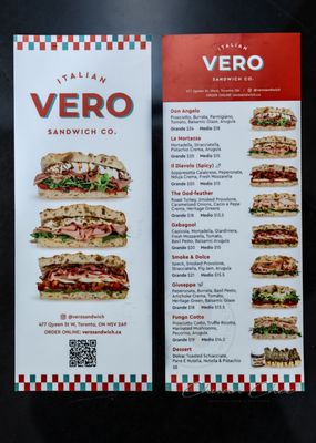 Menu photo 3 Vero Italian Sandwich Toronto, ON Menu photo 3 Vero Italian Sandwich Toronto, ON
