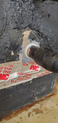 Repaired leaky AC drain - Quick and simple fix. This customer had water backing up in their garage. After a quick inspection we were able to determine that someone had kicked the AC drain, breaking a small piece. This was causing  water leak when the AC was running. Give Clean Air Plus a call for any of your HVAC or Restoration needs. Trust that our skilled technicians will resolve your issue and get you back to business soon!  918-845-4241